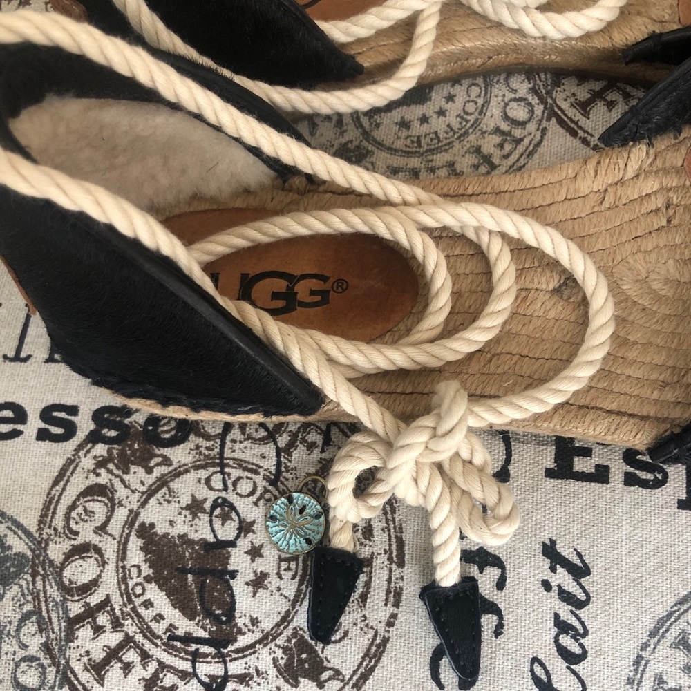 UGG Australia Libby Calf Hair d'Orsay Espadrille - Picture 6 of 8